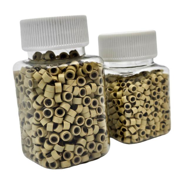 4 mm & 5mm beads with colored silicone