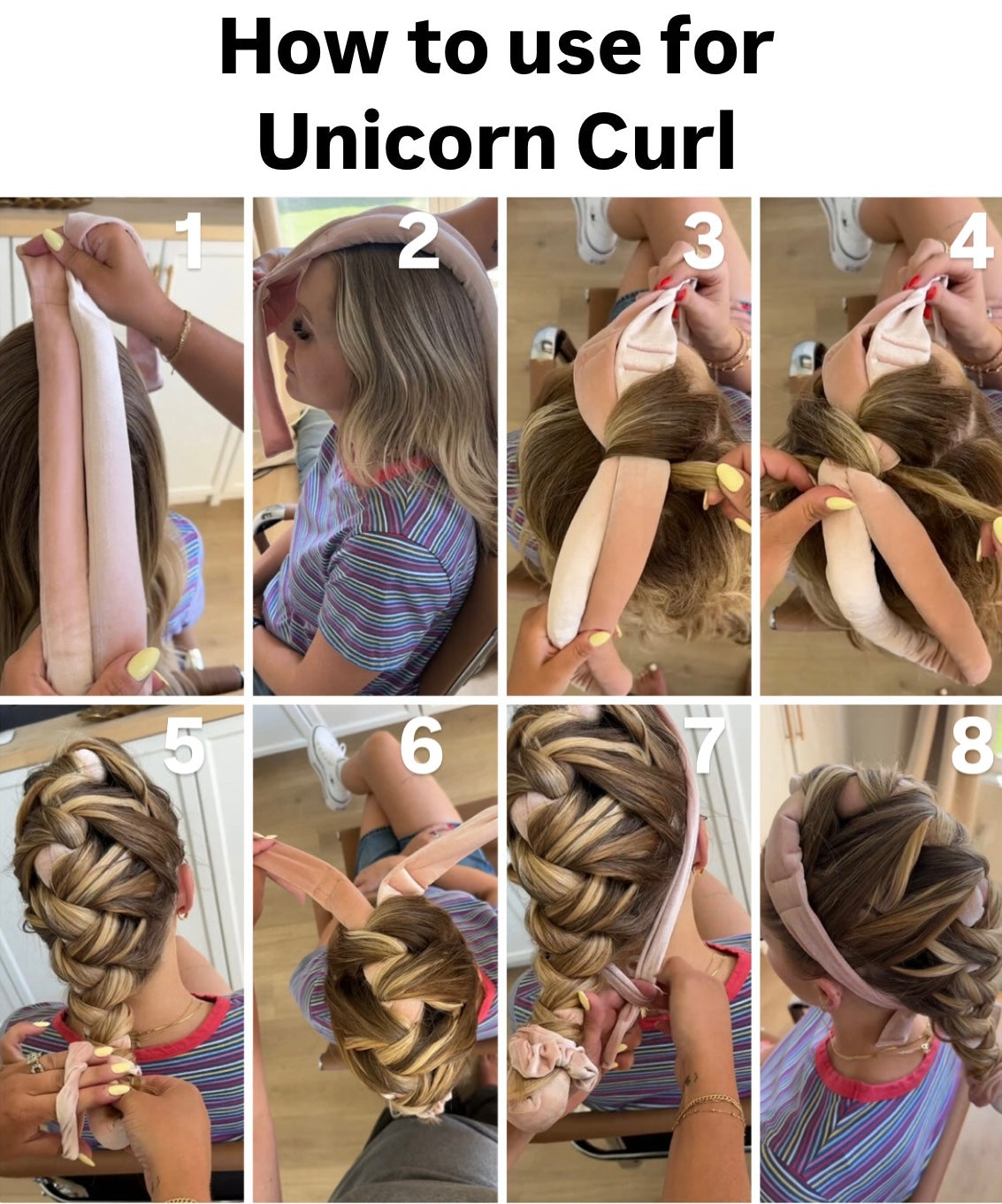 Heatless Curling Rod, Soft Hair Curler, No Heat Hair Roller